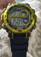 Men's ARMITRON Pro Sport Navy/Green Digital LCD Watch, Alarm, Chrono, 49/1019