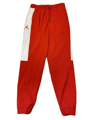 Nike Men's Air Jordan Team Woven Track Pants Red CD8412-658 Size Small 