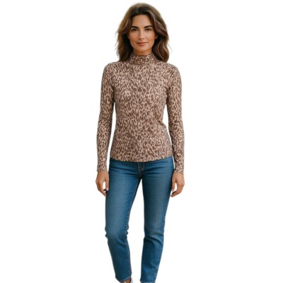 Ted Baker Top 4 Womens Brown Basic Lightweight Pullover Casual Designer Jumila