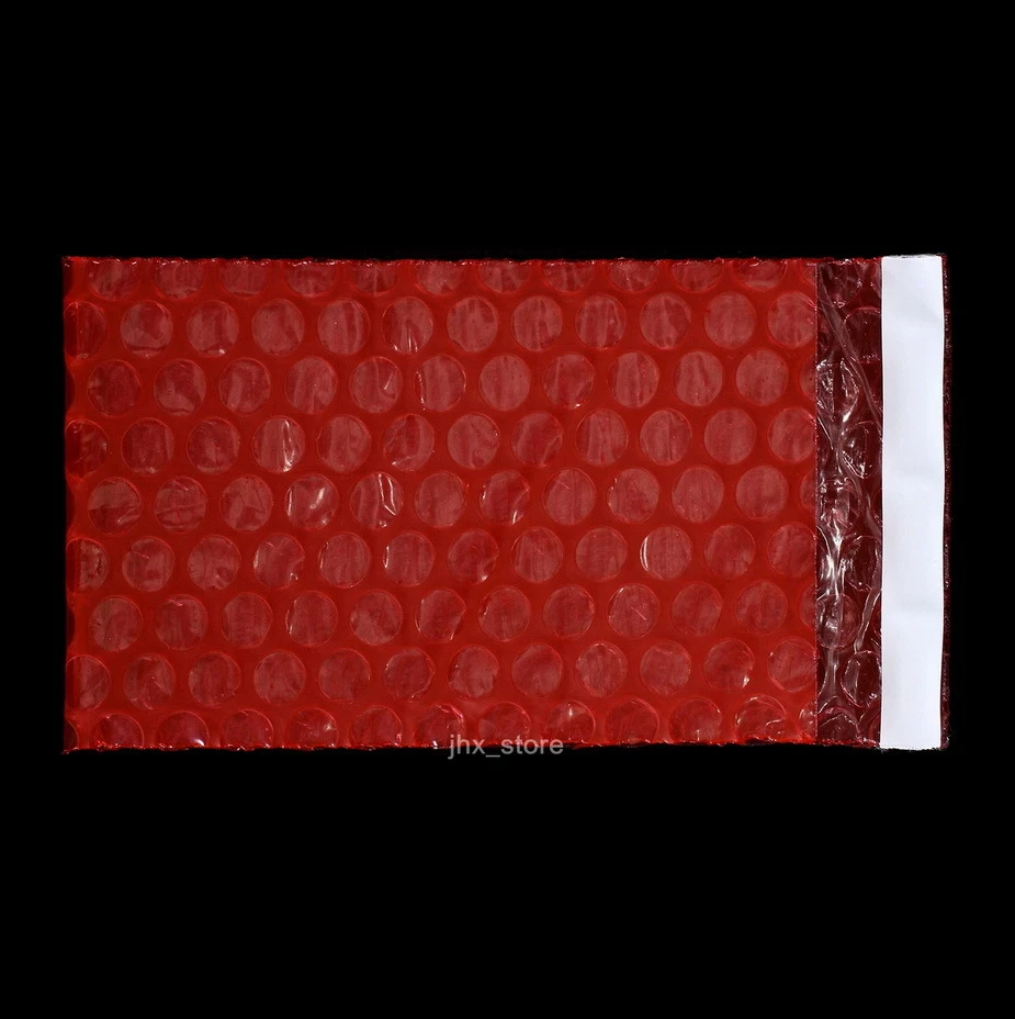 55 Red Anti Static Bubble Pouches Packing Bag 6.7" x 8.7"_170 x 220+30mm - Image 3 of 4