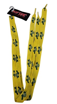 Vintage Hot Topic Deadstock Y2K Wide Turtle  Shoelaces 46 Inches 