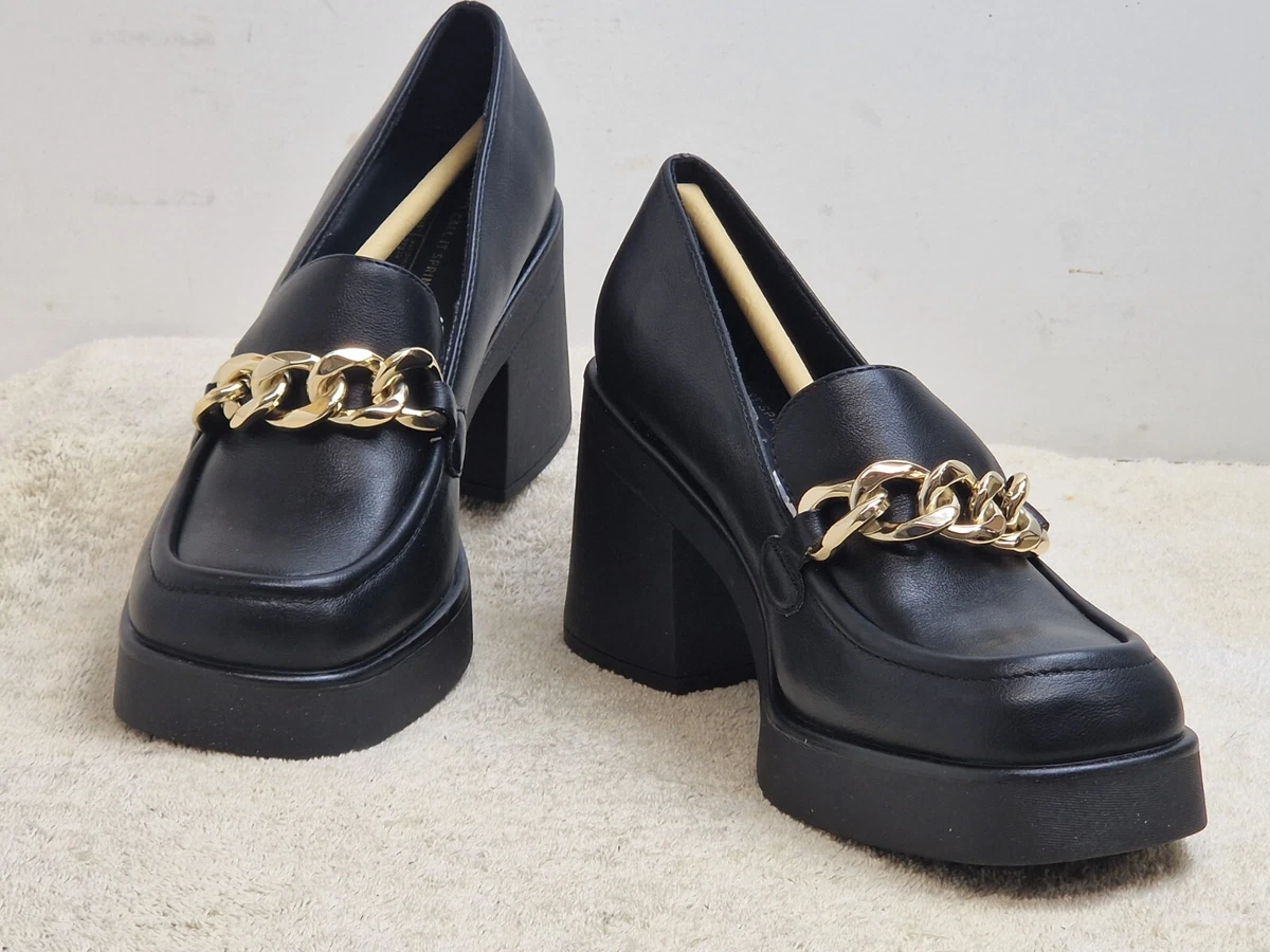 Tage med Som regel Forinden Call it Spring ,Noella' Ladies Platform Chain details Loafer NEW Black UK 5 EU38 | eBay Tage med Som regel Forinden Call it Spring ,Noella' Ladies Platform Chain details Loafer NEW Black UK 5 EU38 | eBay