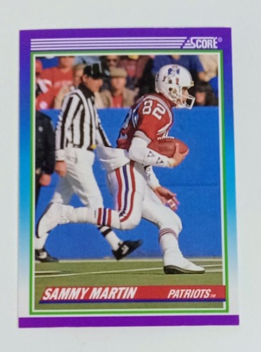 Sammy Martin New England Patriots #82 Kick Returner #444 Score Football Card