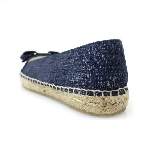 SALVATORE FERRAGAMO MANDY DENIM ESPADRILLES 35 5 WOMAN SHOES SPRING AUTUMN FLAT - Imagen 5 de 9