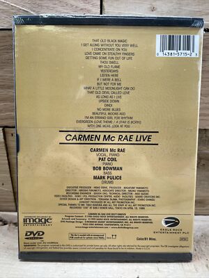 Carmen McRae - Live (DVD, 1999) for sale online | eBay