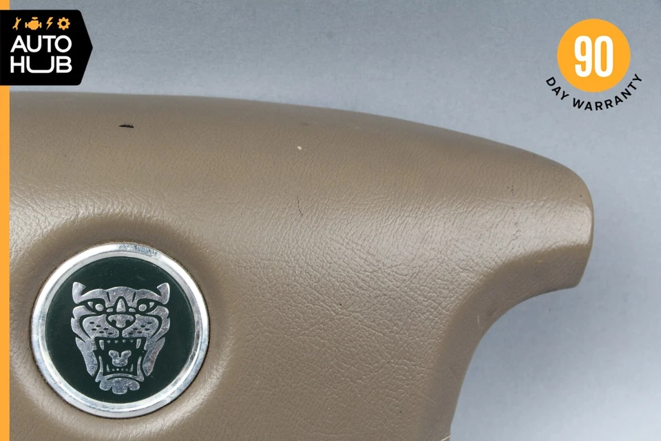 03-09 Jaguar S-Type X202 Super V8 XJ8 Volante Bolsa de Aire Airbag Beige OEM Foto 2 de 4