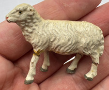 Originale alte antike Lineol Elastolin Masse Figur Handarbeit? Schaf Weidevieh