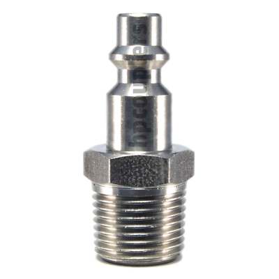 STAINLESS STEEL 3/8'' NPT Air Compressor Male Quick Connect Hose Fitting Plug