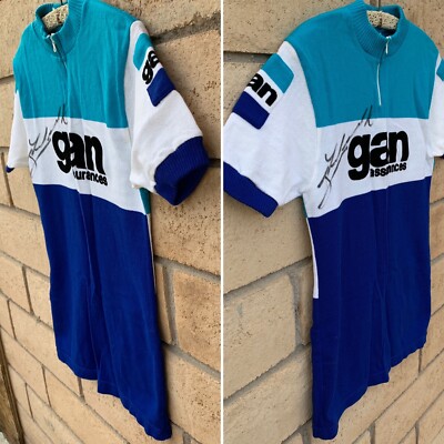 Maillot Cycliste Vintage Saint Sever - Made In France - Tricots Du Rocher - Taille M
