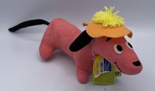 Dakin Dream Pets Dolly the Dachshund Pink 8  with Tags Vintage Plush NWT
