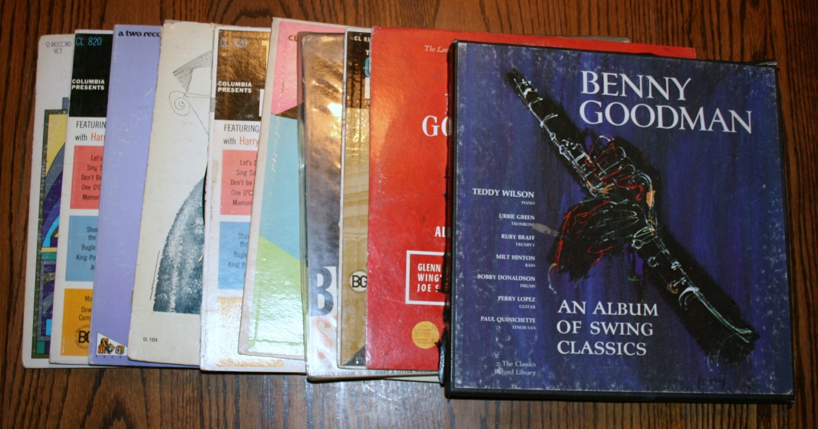 10 VINYL RECORDS ALL BIG BAND SWING JAZZ SEE PHOTOS-image