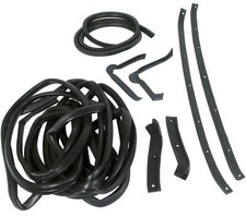 Corvette C2 Body Weatherstrip Kit Coupe 9pc 1963-1967 Corvette C2 Body Weatherstrip Kit Coupe 9pc 1963-1967