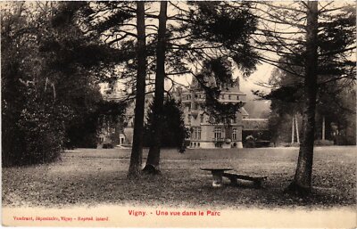 Old postcard Vigny Une vue dans le Parc FRANCE (1308902)