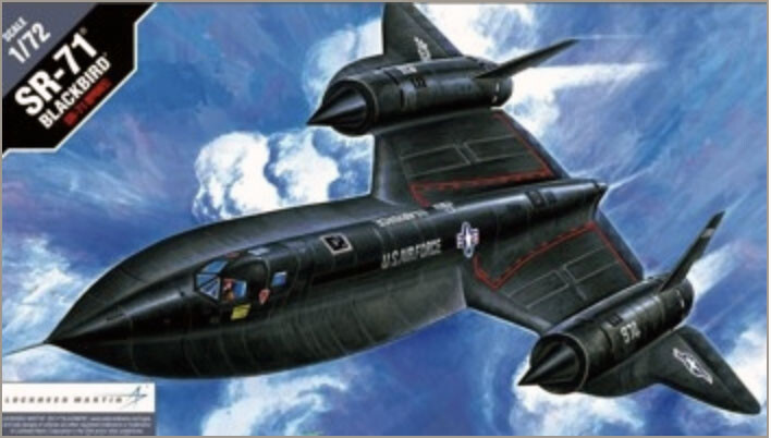 Academy 12448 Lockheed SR-71 Blackbird 1/72 Scale Plastic