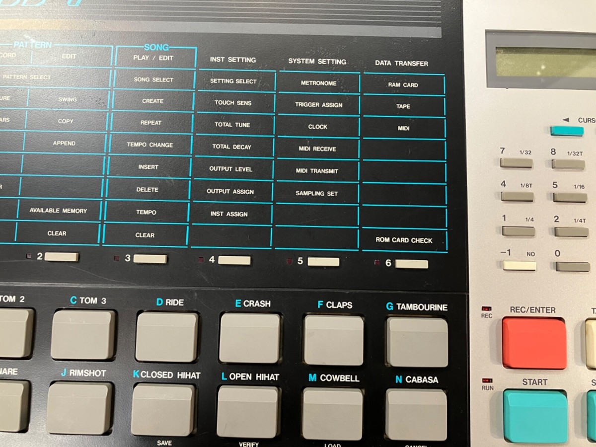 KORG DDD-1 ドラムマシーン 🎦Vintage Korg DDD-1 Dynamic Digital Drum Machine Free