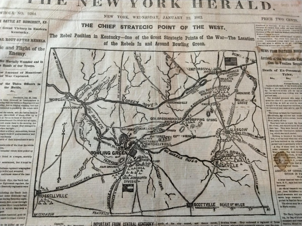 Civil War Newspapers-BATTLE AT SOMERSET, KY - THE GREAT VICTORY