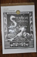 Steamboat Pinot Noir Conference Wine Original Art 50 Years 1991 Ginny Adelsheim