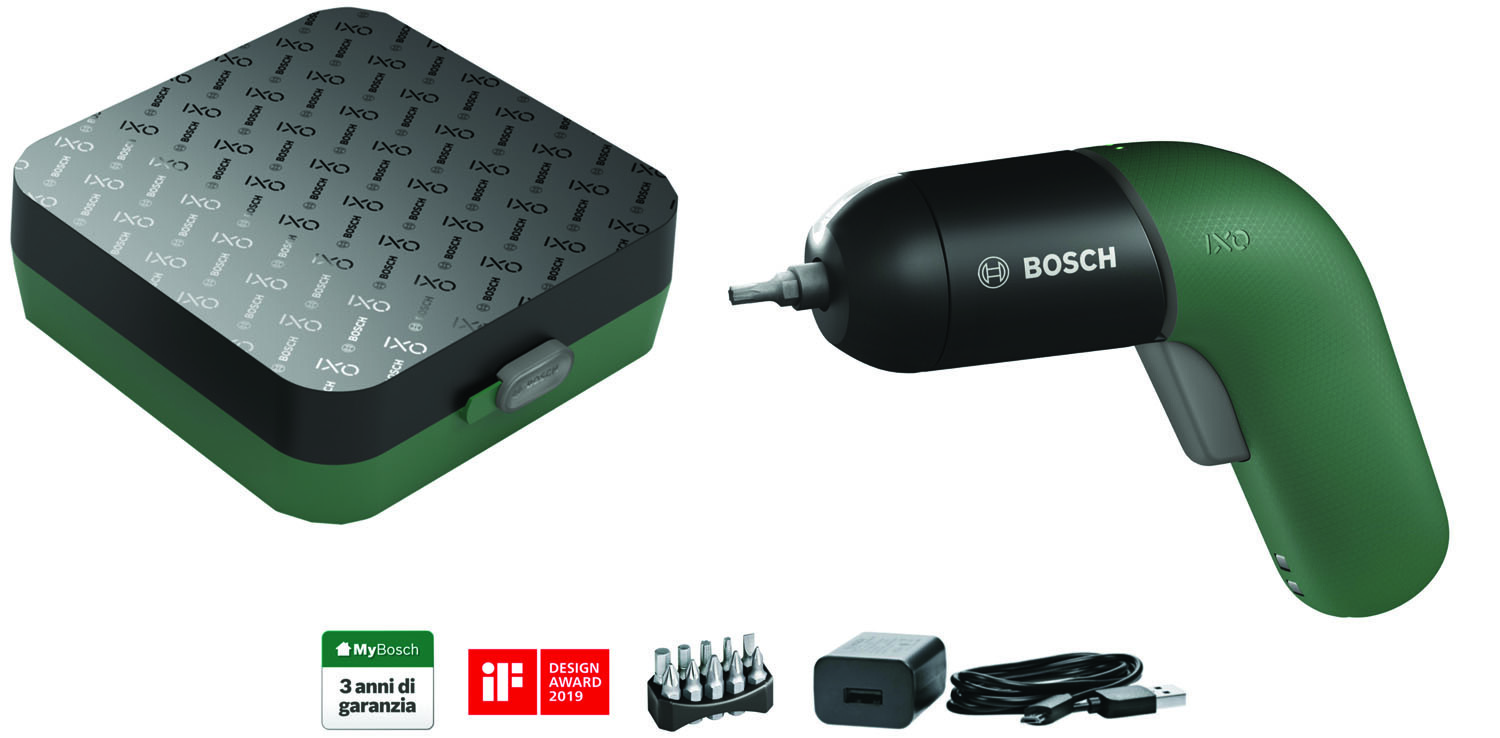 Avvitatore Bosch IXO 3,6V Litio | Mini Cacciavite Elettrico 1,5Ah Bosch Verde