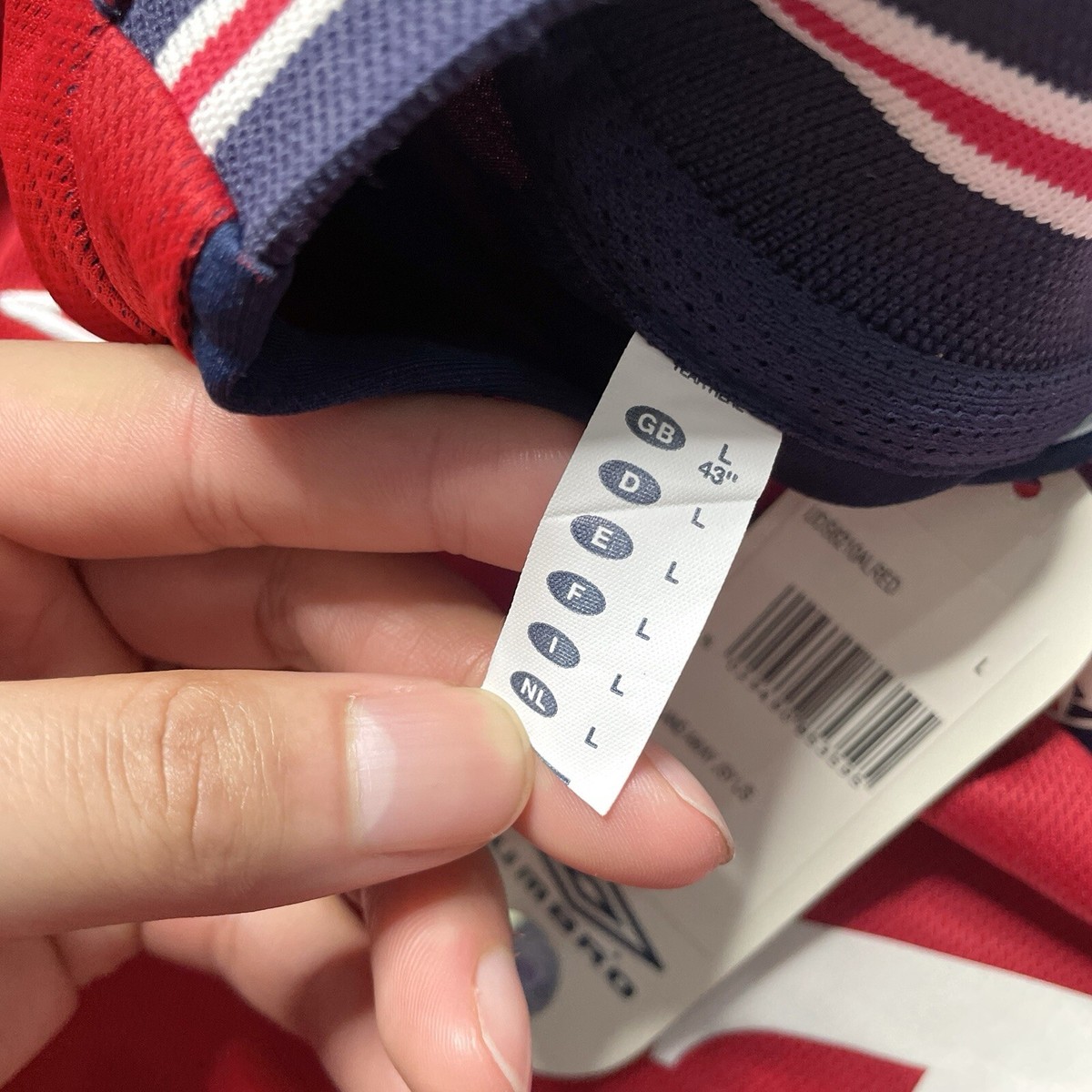 1996 プレミアリーグ （アウェイ/長袖）7番 BECKHAM 1996-97 England Away Shirt Beckham #7 - 9/10 - (XXL)