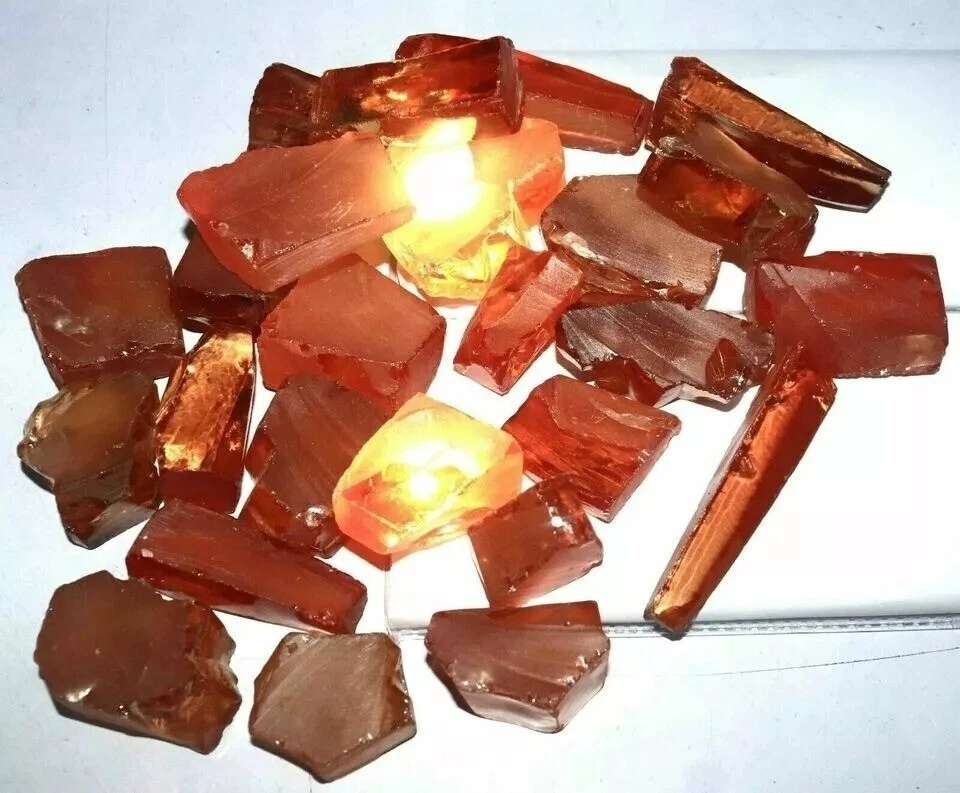 橙色矿物粗糙天然 5000 克拉/ 1 公斤校准锆石批量宝石 — 第 3/4 张图片