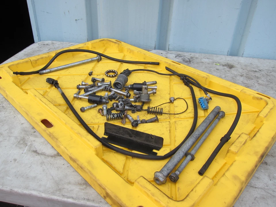 2001 BMW R1100 RT-P R1100R OEM ENGINE MOUNTING BOLTS HARDWARE MOTOR SCREWS Foto 2 de 4