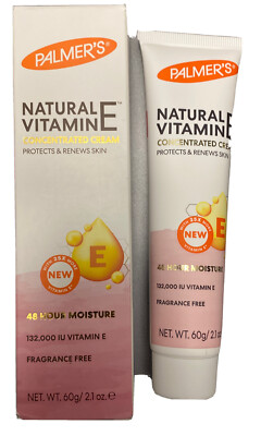 Palmer's Natural Vitamin E Concentrated Cream 24 HR Moisture 2.1 oz /60 g