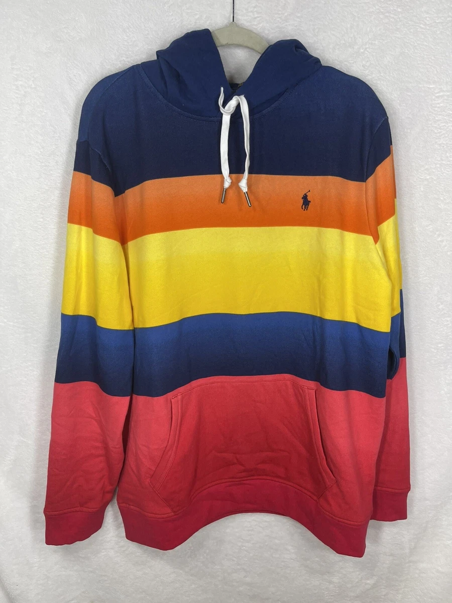 Polo striped hoodie new arrivals