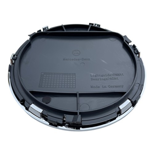 Mercedes Front Grill Badge Mirror Chrome Black A2058806406 W205 A B C GLK SLK - Picture 2 of 7