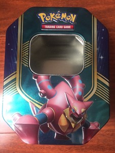 Pokemon Volcanion Ex Empty Tin Box For Card Storage Hold Card Ebay