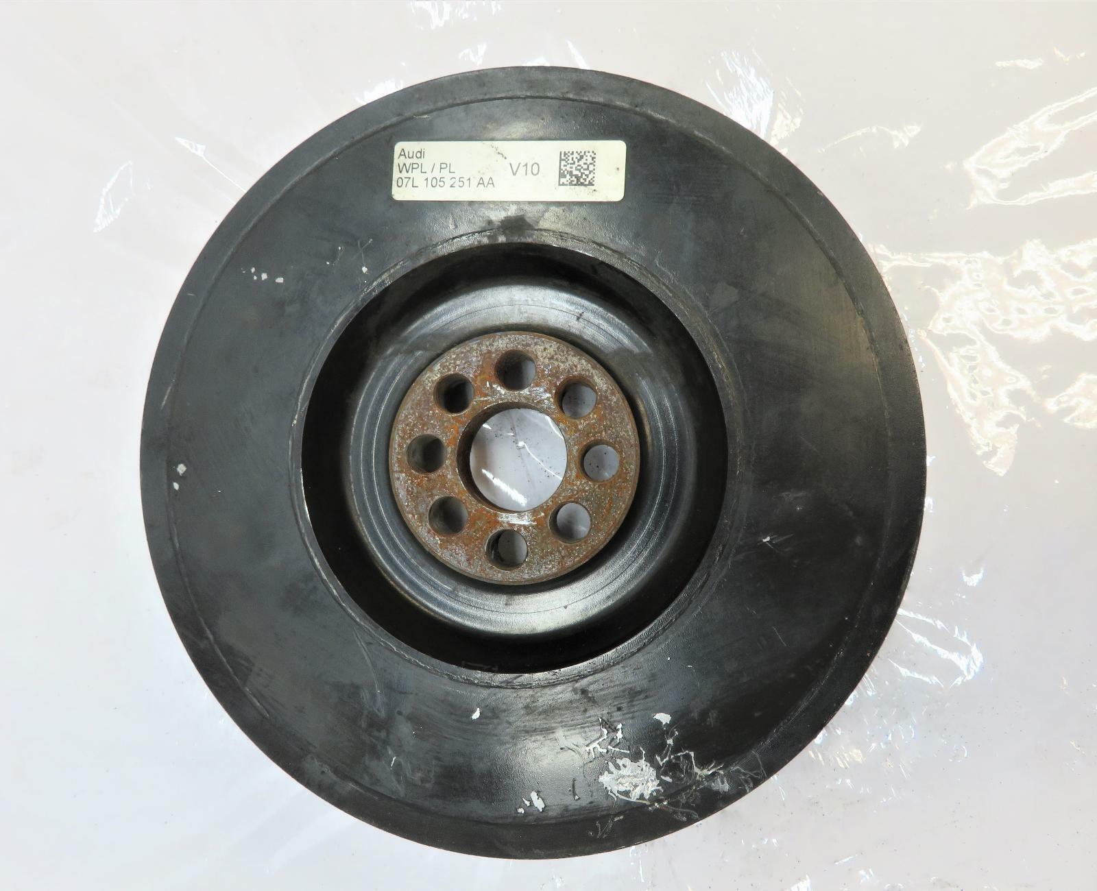 2016 LAMBORGHINI HURACAN LP580 VIBRATION DAMPER PULLEY OEM 07L105251AA 