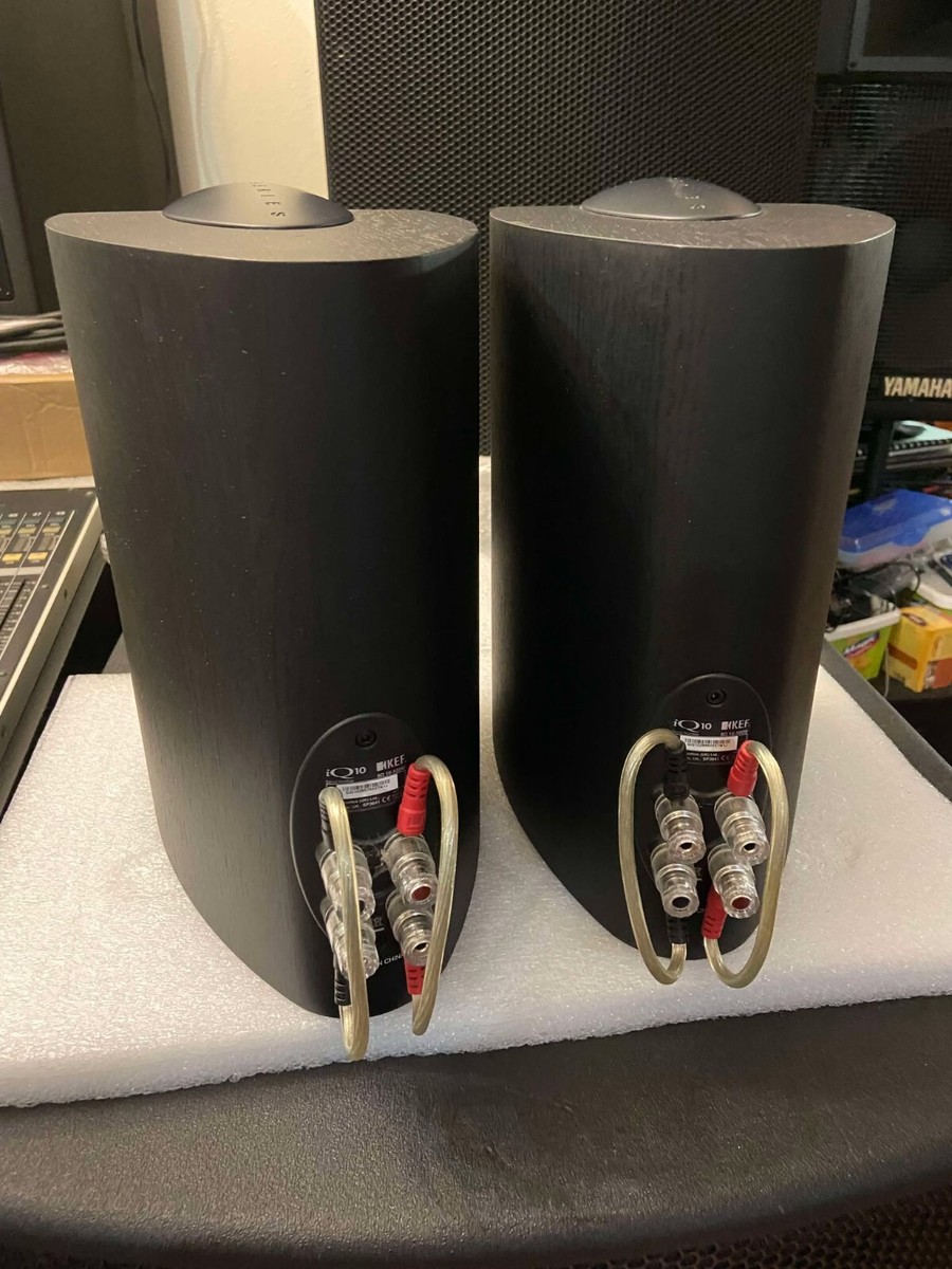 KEF iQ10 2-Way Bookshelf Speakers [PAIR] | eBay