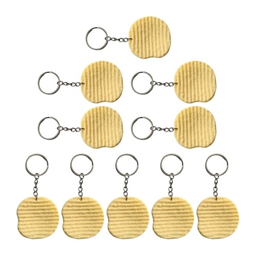 10Pcs Artificial Crisps Model Realistic Simulation Potato Chips Snacks Model - 第 4/10 張圖片