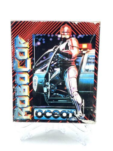 1988# ORION OCEAN ROBOCOP VIDEOGAME TAPE COMMODORE 64 BIG BOX #FT - Picture 1 of 5