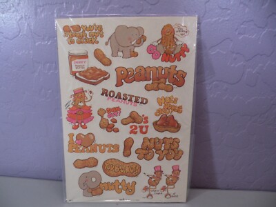 Vtg 1983 Peanuts Celebrity Mark 1 Scratch & Sniff Stickers RARE Unused Sheet B