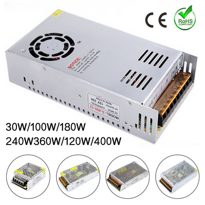 DC 5V-24V Netzteil LED Trafo 30-400W Schaltnetzteil Adapter led driver Streifen