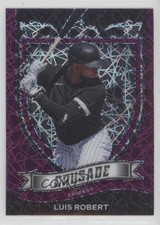 2021 Panini Chronicles Crusade Purple Velocity Prizm Luis Robert #21 0jk3