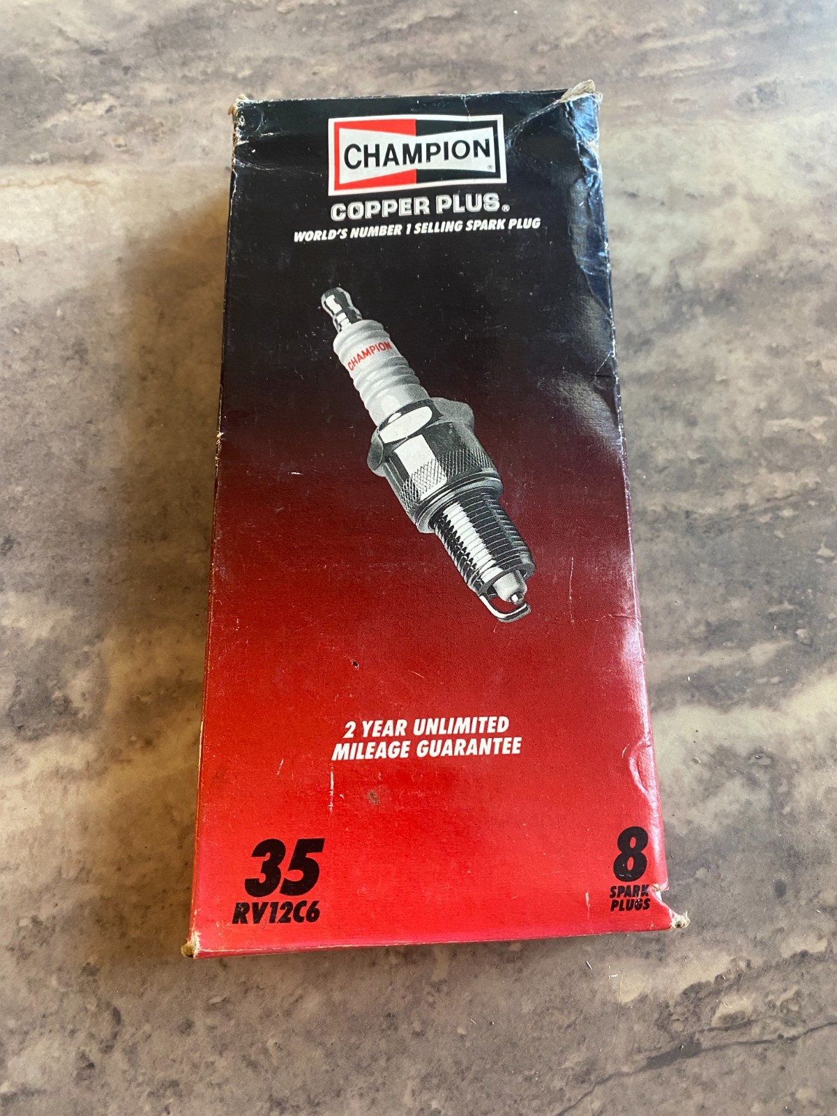 Champion 35 Copper Plus Spark Plugs RV12C6 - Pack of 8