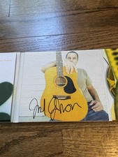 Couverture CD dédicacée signée Jack Johnson In Between Dreams