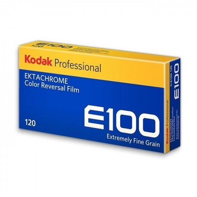 Kodak E100 Ektachrome Rollfilme Typ 120  5 Stück Farbdiafilme