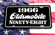 1966 Oldsmobile Ninety Eight License Plate Tag 66 Olds 98