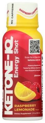 Raspberry Lemonade Ketone-Iq Energy Shot No Caffeine 2 Fl Oz