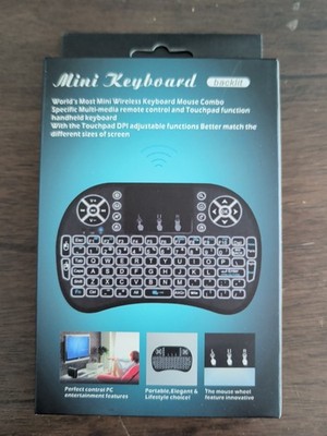 i8 Wireless Mini Keyboard Backlit