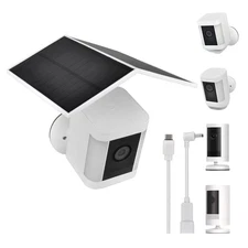 Solar Panel for Ring Camera Spotlight Cam Plus/Pro(Battery) & Stick Up Cam/Pr...