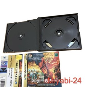 Rare Capcom Dungeons & Dragons Collection Sega Saturn Japan Game with Obi Postca