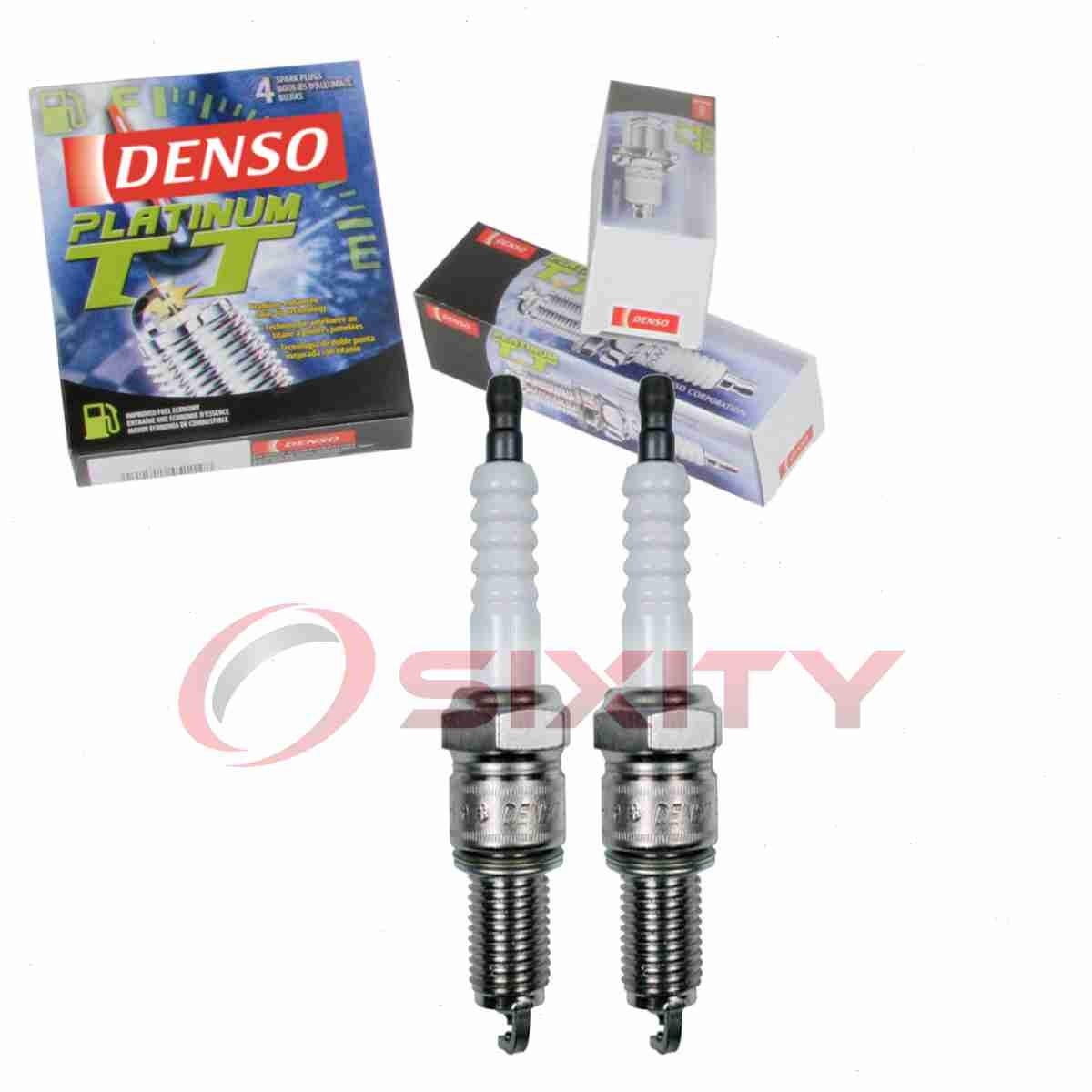 2 pc DENSO 4501 Platinum TT Spark Plugs for SPRN14PMP5 PW16TT MS851552 sl