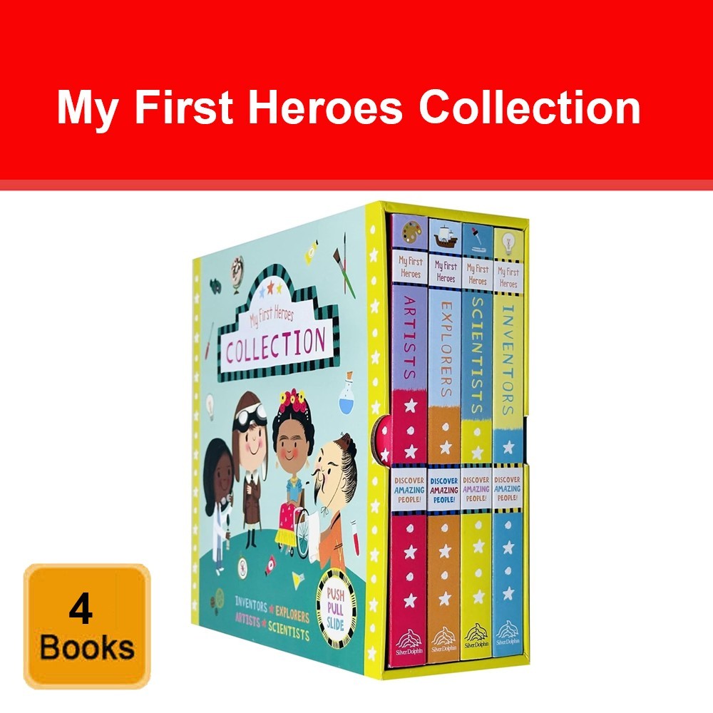 My First Heroes Collection 4 Books Set Artists, Explorers, Scientists, Inventors