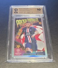 2019-20 Topps Finest Finest UEFA CL Soccer Prized Footballers Kylian Mbappe 