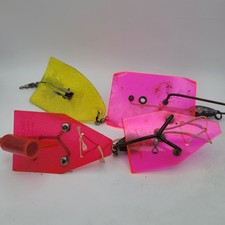 Lot of 4 Weighted Trolling Divers Pink Lady & Deep Six Fishing Gear Mix