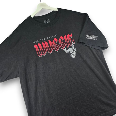 #ad #ad Stone Brewing T Shirt Men#x27;s 2XL Black Who You Callin#x27; Wussie Arrogant Graphic $19.99