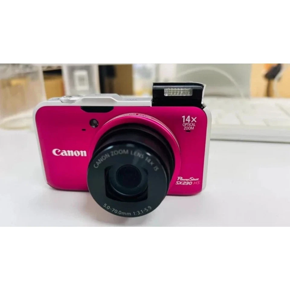 Canon PowerShot SX230 HS Rosa 12,1 MP CMOS-Digitalkamera 14-facher Bildzoom  - Bild 3 von 4